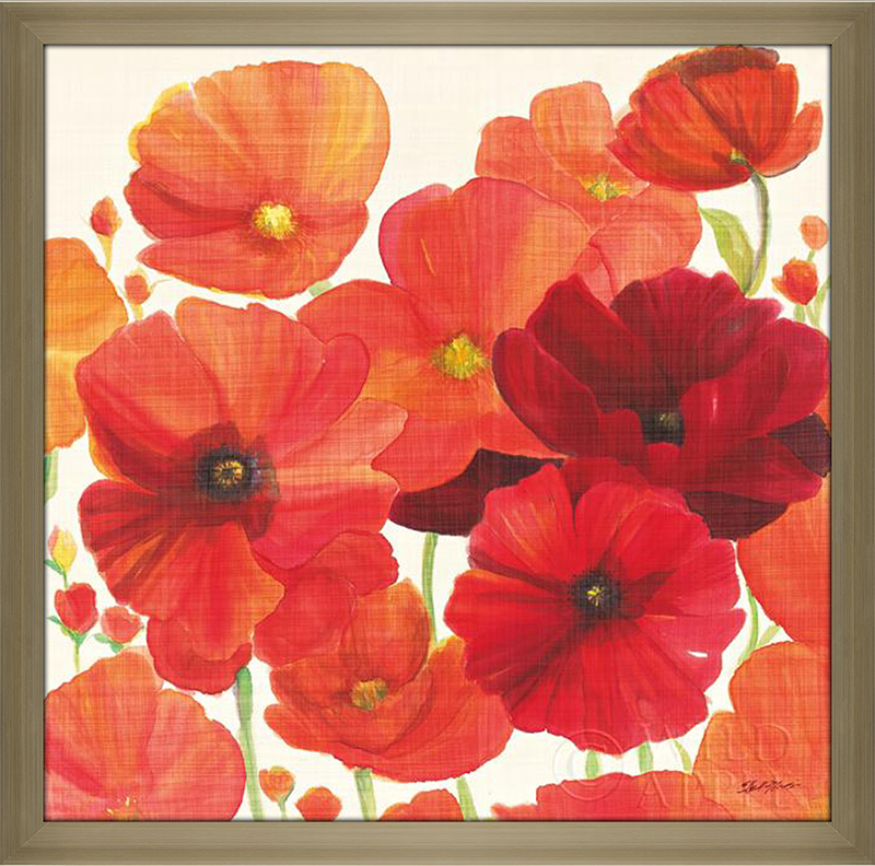 Red and Orange Poppies I